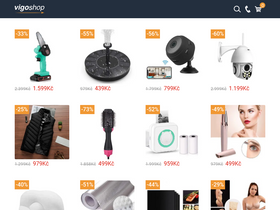 'vigoshop.cz' screenshot