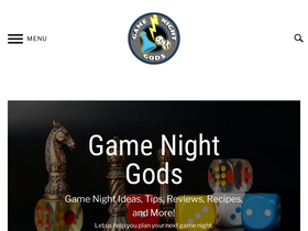 'gamenightgods.com' screenshot