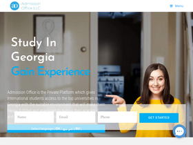 'admissionoffice.ge' screenshot