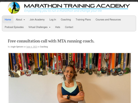 'marathontrainingacademy.com' screenshot