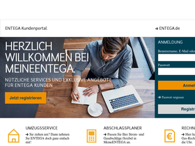 'meineentega.de' screenshot