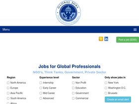 'globaljobs.org' screenshot