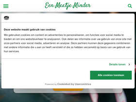 'eenmaatjeminder.nl' screenshot