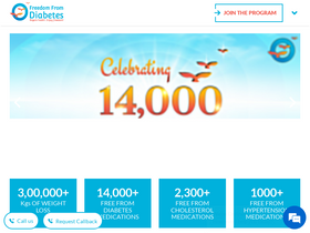 'freedomfromdiabetes.org' screenshot
