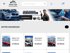 nitrocar.fr homepage screenshot