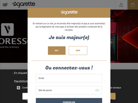 'e-garette.fr' screenshot