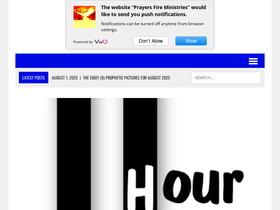 'prayersfire.com' screenshot