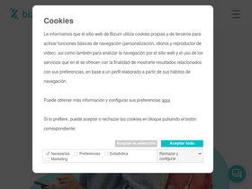 'bizum.es' screenshot