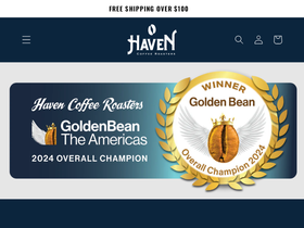 havencoffeeroaster.com homepage screenshot