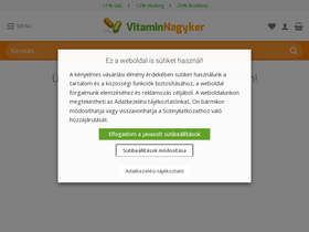 'vitaminnagyker.hu' screenshot