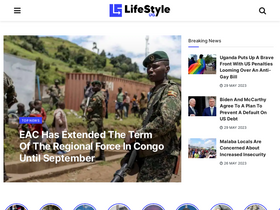 'lifestyleug.com' screenshot