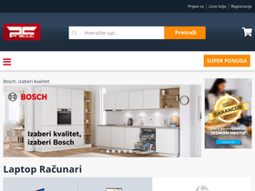 'pcpractic.rs' screenshot