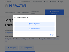 'perfactive.fr' screenshot