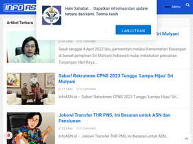 'infoasn.id' screenshot