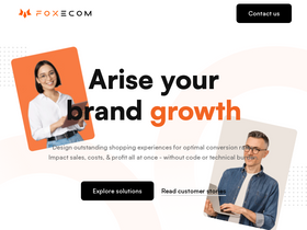 FoxEcom website screenshot
