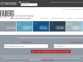 'fabert.com' screenshot