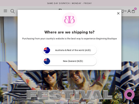 'beginningboutique.co.nz' screenshot