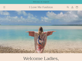 ilovemefashion.com homepage screenshot