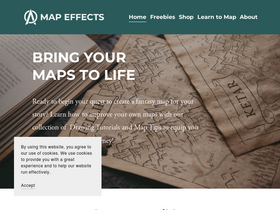 'mapeffects.co' screenshot