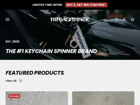 NinjaSpinner website screenshot
