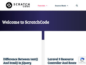 'scratchcode.io' screenshot