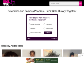 'idolwiki.com' screenshot