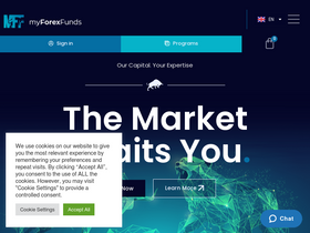 'myforexfunds.com' screenshot