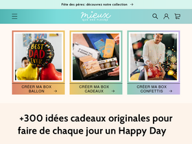 'mieuxquedesfleurs.com' screenshot