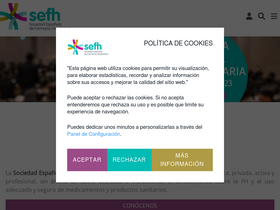 'formasefh.sefh.es' screenshot