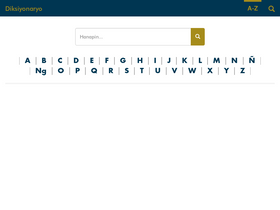 'diksiyonaryo.ph' screenshot