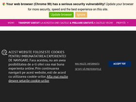 'dormeo.ro' screenshot
