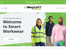 Smart Workwear Ltd homepage screenshot