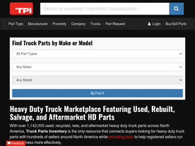 'truckpartsinventory.com' screenshot