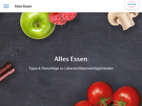 'alles-essen.de' screenshot