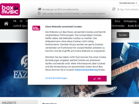'bax-shop.de' screenshot