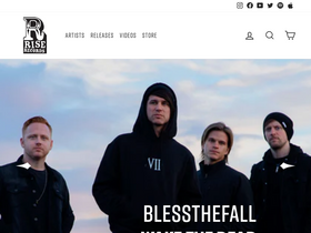 'riserecords.com' screenshot