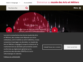 'arts-et-metiers.net' screenshot