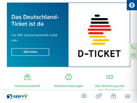 'saarvv.de' screenshot