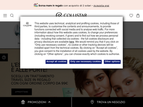 'collistar.it' screenshot