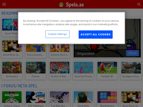 'spela.se' screenshot