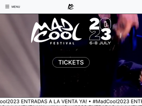 'madcoolfestival.es' screenshot