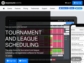 'exposureevents.com' screenshot