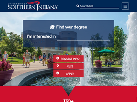 'usi.edu' screenshot