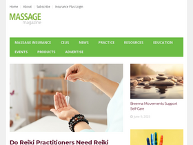 'massagemag.com' screenshot