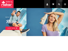 'rieker.ca' screenshot