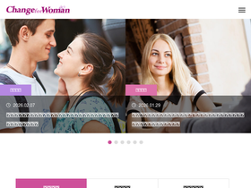 'change-for-woman.jp' screenshot