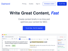 'dashword.com' screenshot