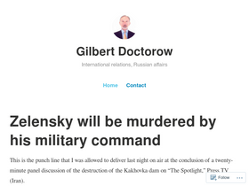 'gilbertdoctorow.com' screenshot