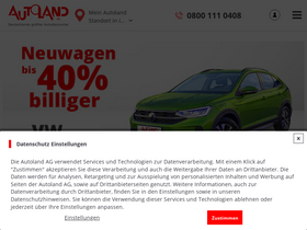 'autoland.de' screenshot