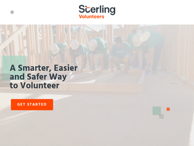 'sterlingvolunteers.com' screenshot